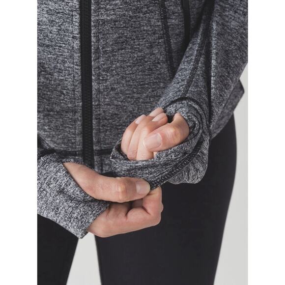 Lululemon DEFINE JACKET Size 10 LUON Heathered Gray W4557S Athletic Sculpting - Picture 8 of 8